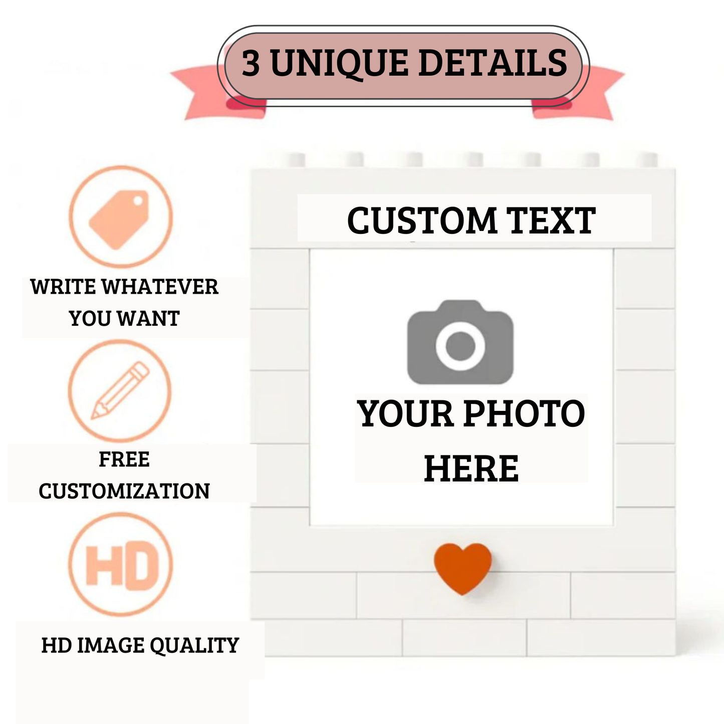 Personalized photo block